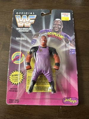 1995 Just Toys WWF Bend-Ems Mabel Official