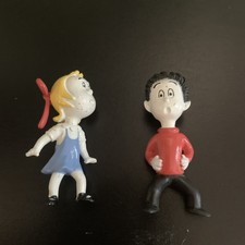 2003 Dr Seuss' Cat in the Hat Official Movie Merchandise Mini Figurines Lot Of 2