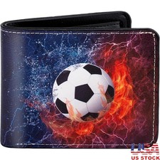 Kids Leather Wallet RFID Protection High Capacity Cool Design Lightweight Boys