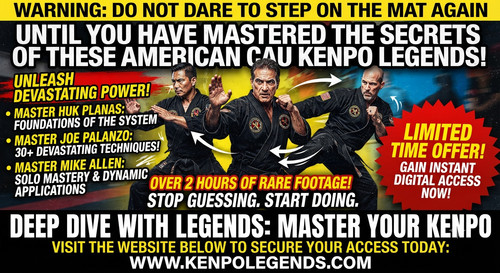 Huk Planas, Mike Allen & Joe Palanzo American Kenpo Forms & Techniques |