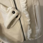 Charlotte Russe Ruffle White Asymmetrical Jacket Size Xsmall — photo 4