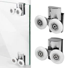 Shower Door Double Wheels Runners Rollers Bathroom Glass Sliding  23mm Wheel