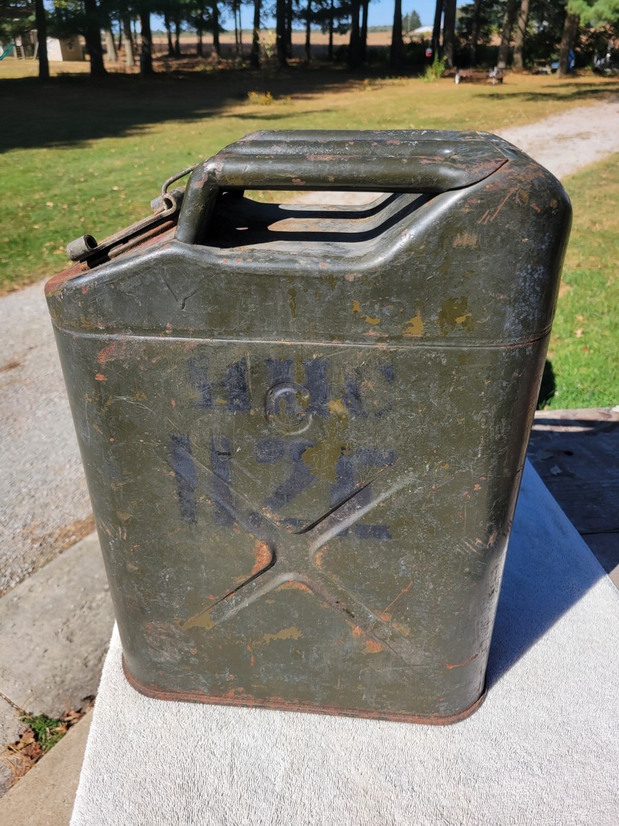 Vintage 1952 Korean War Era U.S Army USMC Jerry Water Can??? ICC