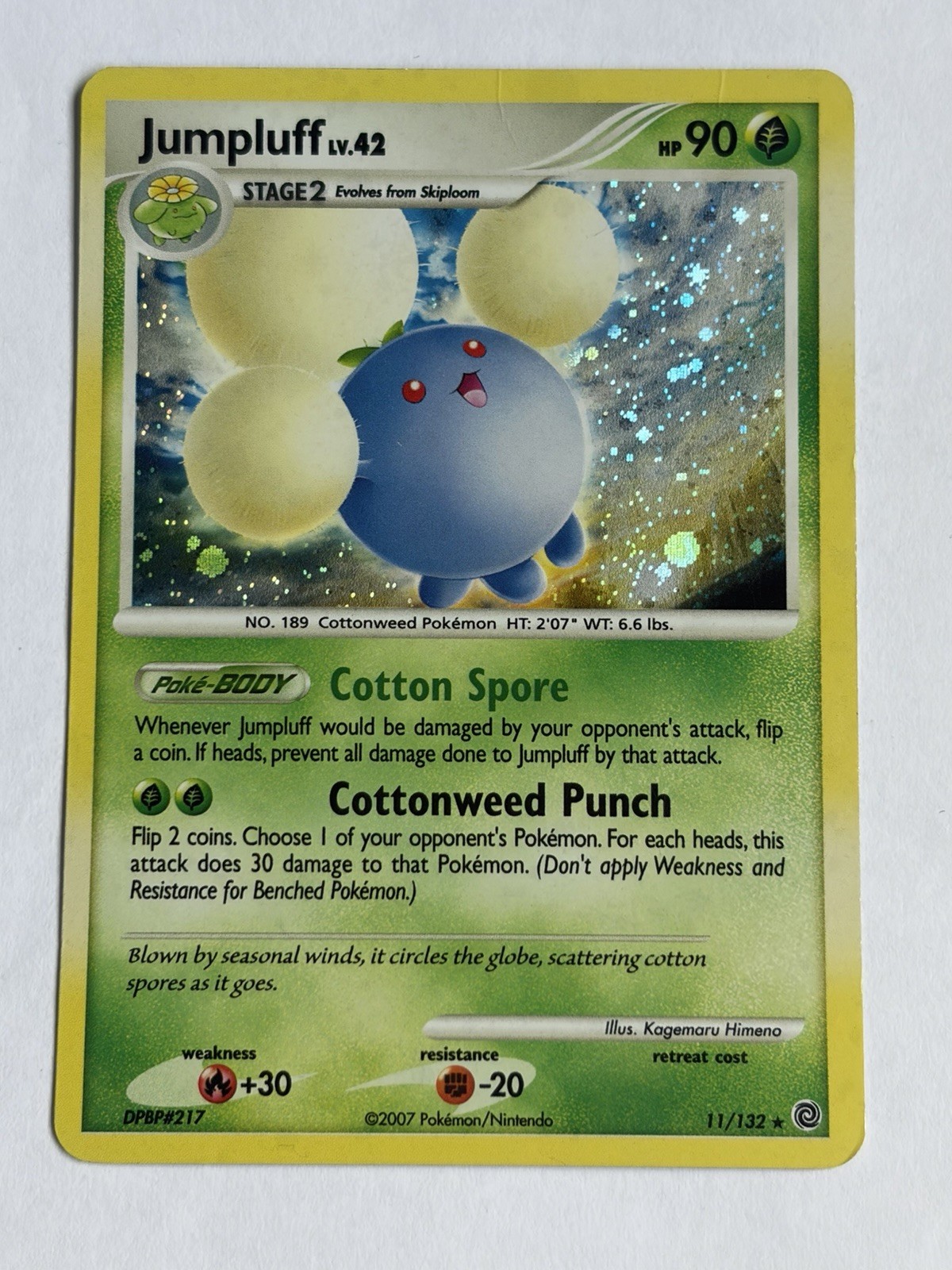 Jumpluff 11/132 Secret Wonders Holo