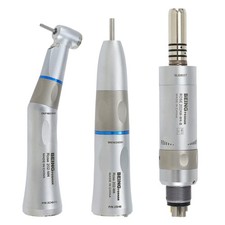 BEING Dental Fiber Optic Contra Angle Air Motor Straight Handpiece Slow Speed FG