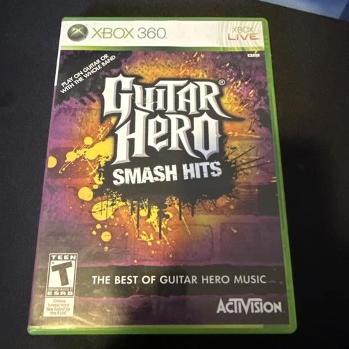 New ListingGuitar Hero: Smash Hits (Microsoft Xbox 360, 2009)- CIB