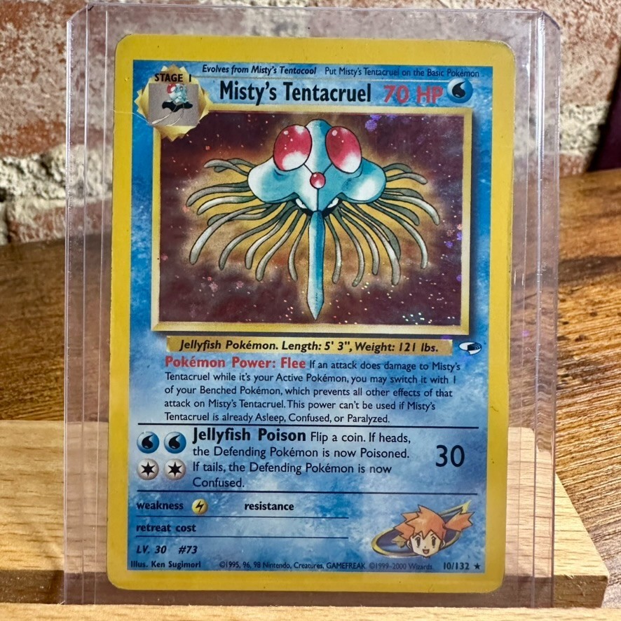 MISTY'S TENTACRUEL | Pokemon TCG Gym Heroes 10/132 | Rare Holo | NM