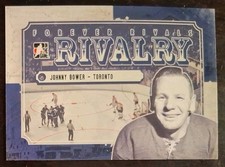 2012 - 2013 ITG Forever Rivals Johnny Bower Rivalry #RI-02 Hockey Card