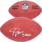 Justin Jefferson Minnesota Vikings Signed Duke Full Color Football w/SKOL! Insc