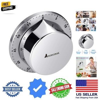 Kitchen Timer, Chef Cooking Timer Clock with Loud Alarm, No Batteries Require...