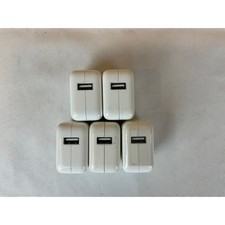 Lot of 5 Genuine Apple 10W USB Power Adapter Chargers A1357