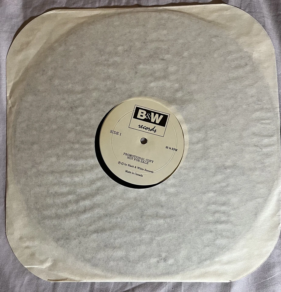Guns N' Roses I Wanna Watch you Bleed 12" Promo B&W Record Album RARE — 第 4/4 张图片