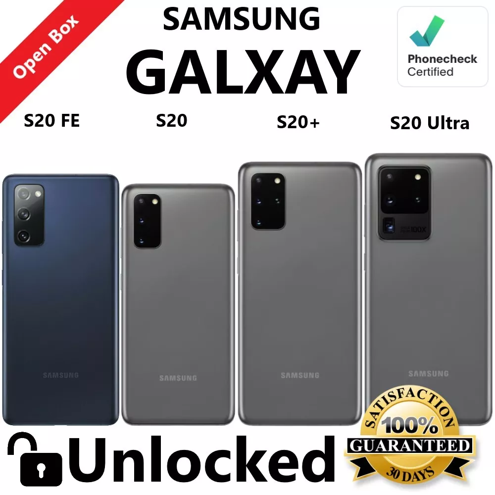 Samsung Galaxy S20 | S20+ | S20 FE | S20 Ultra 5G 128GB - Unlocked Verizon  AT&T