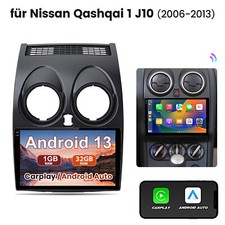 For Nissan Qashqai J10 2006-2013 Android 13 Carplay Car Stereo Radio GPS Sat Nav