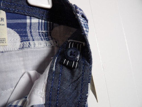 OSHKOSH B'Gosh Youth Boy's Size 4T Blue/White Plaid Shorts NWT - Picture 6 of 8