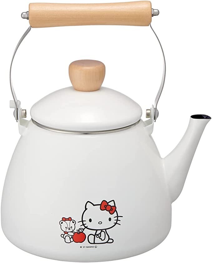 アルビ　Hello Kitty クールポット ２個セット Sanrio Hello Kitty & Tiny Chum Enameled Kettle 0.5 gal 2 L Cooking