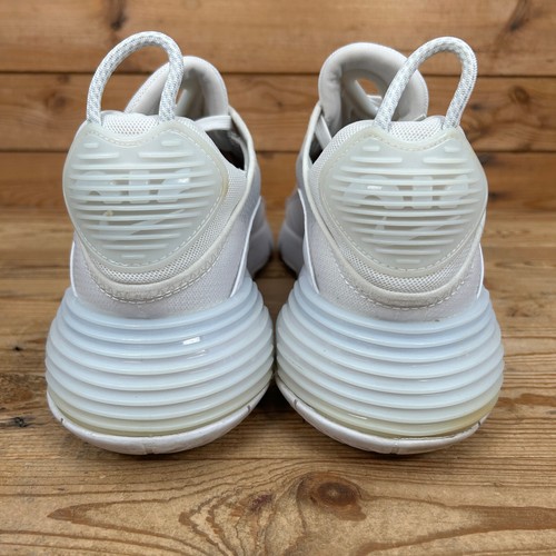 Nike Turnschuhe Herren Größe UK 10,5 Air Max 2090 Triple Weiß Mesh Laufen Fitnessschuhe - Bild 6 von 13