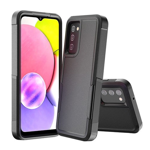 For Samsung Galaxy A03S Shockproof Rugged Phone Case Cover+HD Screen Protector - Zdjęcie 5 z 16