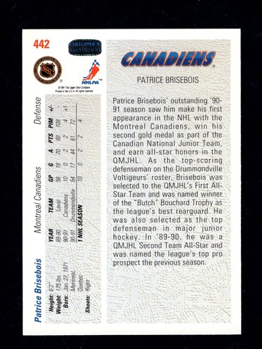 1991-92 Upper Deck Base Hockey Cards 401-500 Including Rookies - You Pick  $1 EA - Picture 281 of 712