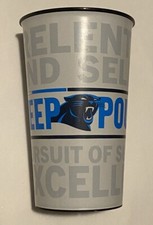Carolina Panthers NFL 2023 Stadium Cup Black Plastic 32oz Keep Pounding