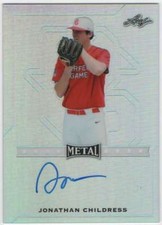 2017 Leaf Metal Perfect Game Prismatic Autograph AUTO Jonathan Childress