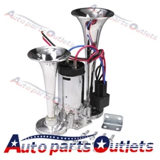 12V Dual Trumpets Super Loud 600D Fit Car Electric Horn Truck Boat Train Speaker
