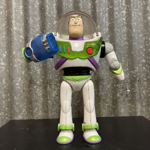 MATTEL BUZZ LIGHTYEAR INTERACTIVE ACTION FIGURE VINTAGE TOY STORY DISNEY 2012