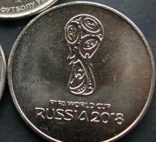 RUSSIAN COINS -25 Rubles 2018 Russia FIFA World Cup Russia 2018 UNC