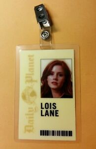 Superman Smallville&#039; Id Badge-Daily Planète Lois Lane Reporter Prop Cosplay