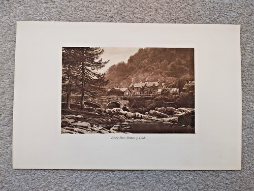 Pont-y-Pair, Bettws-y-Coed - Antique Print - 1894