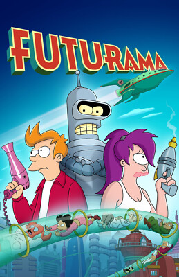 AA1561 Futurama Show By Matt Groening 1999 Movie Poster 11x17