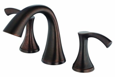 Danze Burbank Tumbled Bronze Two Handle Widespread Bathroom Faucet