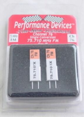 JR 75Mhz FM TX/RX Transmitter/Receiver Crystal Set Channel 76 75.710Mhz 6000076