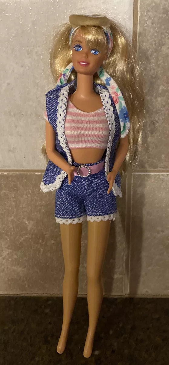 Barbie jean shorts hot sale