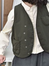 Japanese women Harajuku casual Cotton vest Outwear Autumn Winter warm coat