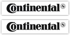 2X CONTINENTAL WHITE TIRES RACING DECAL STICKER US MADE TRUCK VEHICLE CAR WINDOW