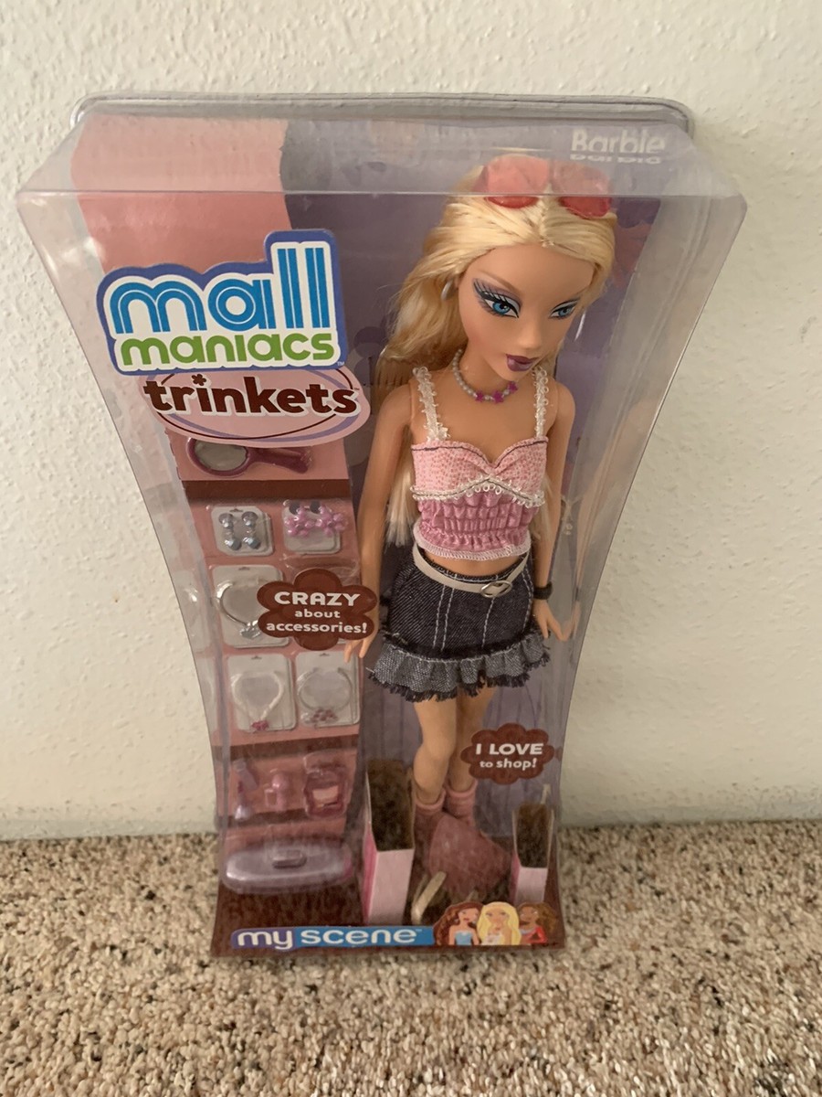 2005 Mattel My Scene Barbie Mall Maniacs Trinkets Barbie Doll