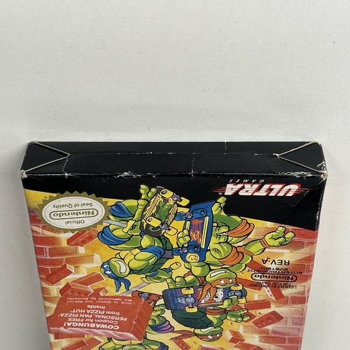 Teenage Mutant Ninja Turtles II Arcade Game Nintendo NES Complete CIB Mint Cart - Picture 5 of 24