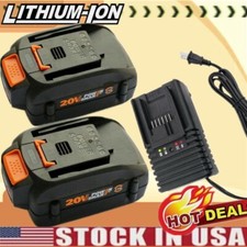 20Volt For WORX WA3525 20V 3.0Ah Max Lithium Battery/Charger Power Tools WA3520