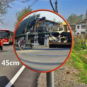 30/45cm Wide Angle Security Curved Convex Road Traffic Mirror Driveway Safety US