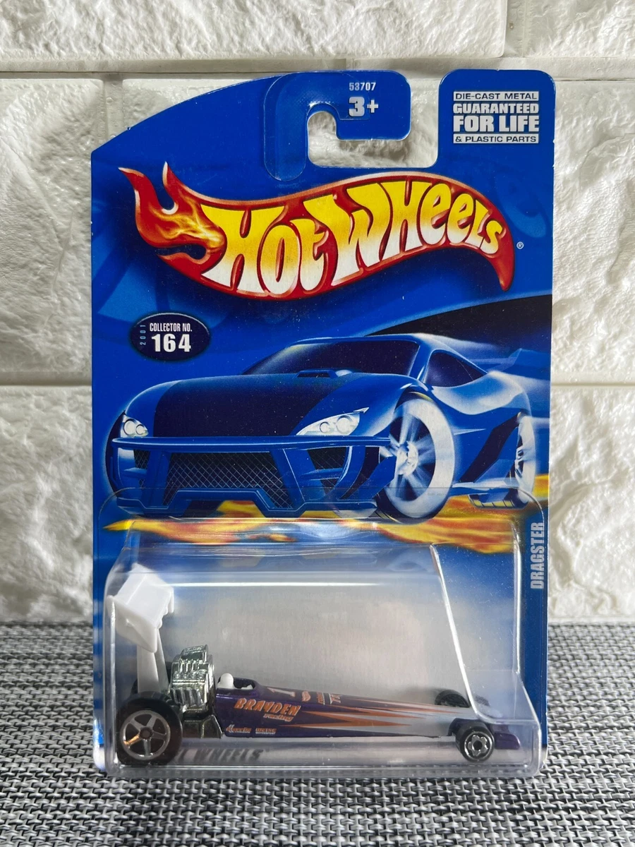 Voiture Miniature Hot Wheels Dragster D'occasion - Violet Avec Cockpit Orange