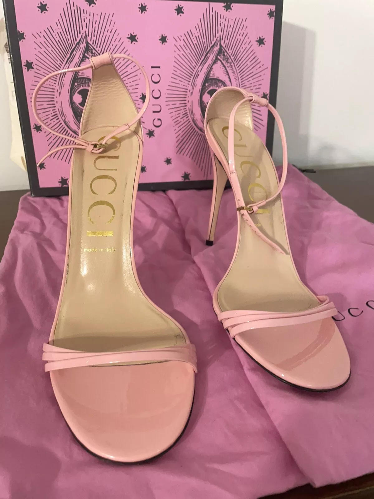 Gucci Vernice Cristal en Rose Sucre US 11 EU 42   Très beau ! Reçu original