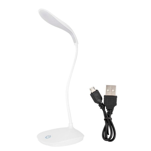 USB Rechargeable Reading Light 14LED Touch Sensor 3 Mode Bed Desk Table Lamp - Picture 4 of 10