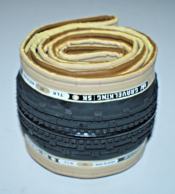 2024 Panaracer GravelKing SK R Tire 700x35c Tan Semi-Knobby TLR