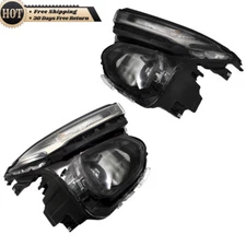 Silscvtt  Left+Right Headlight For 2021-2023 Chevy Trailblazer Halogen Projector