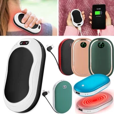 12 Types Rechargeable Hand Warmer USB Heater Power Bank Electric Pocket Warmers