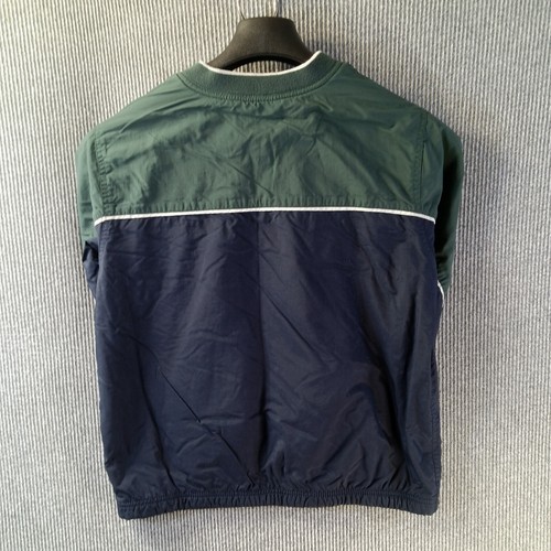 Lands End Pullover Windbreaker Mens Medium Multicolored Color block Golf Warmup - Picture 3 of 16