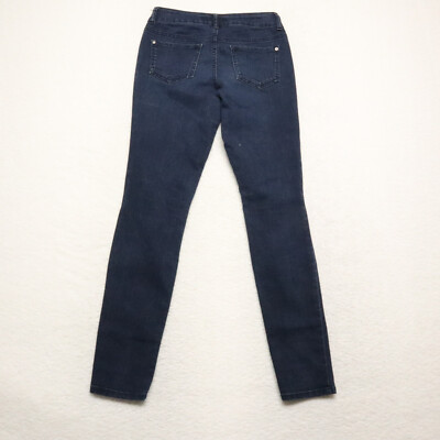 LEI Emma Women's Juniors Size Blue Skinny Dark Cotton Blend Stretch  Jeggings