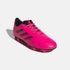Adidas Goletto VIII Firm GW6163 Kids Unisex Pink Soccer Ground Cleats Size 5.5