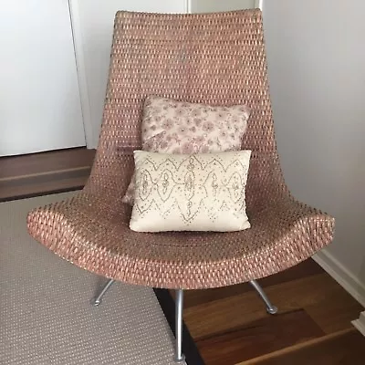 Pink Wicker Chair Cushions Included Other Furniture Gumtree Pink Wicker Chair Cushions Included
